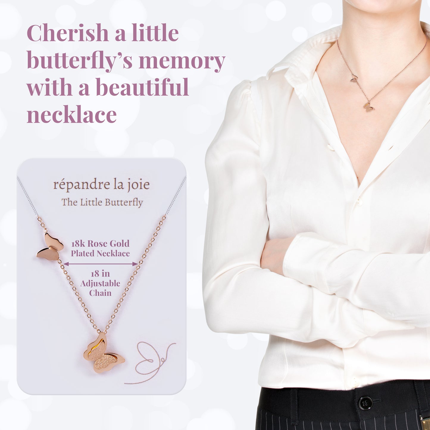 Butterfly Remembrance Box | Infant Loss Gifts | Miscarriage necklace