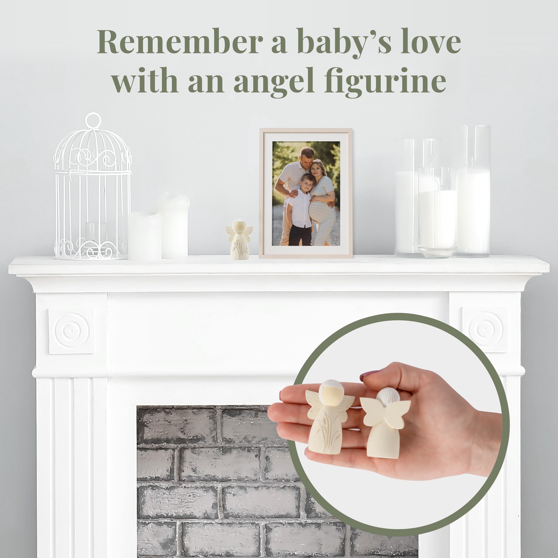 Miscarriage Memorial Box | Miscarriage Gifts for mothers | Baby angel figurine