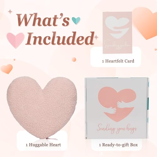 Care Package for Miscarriage | Miscarriage gifts for mothers | Heart plush hug